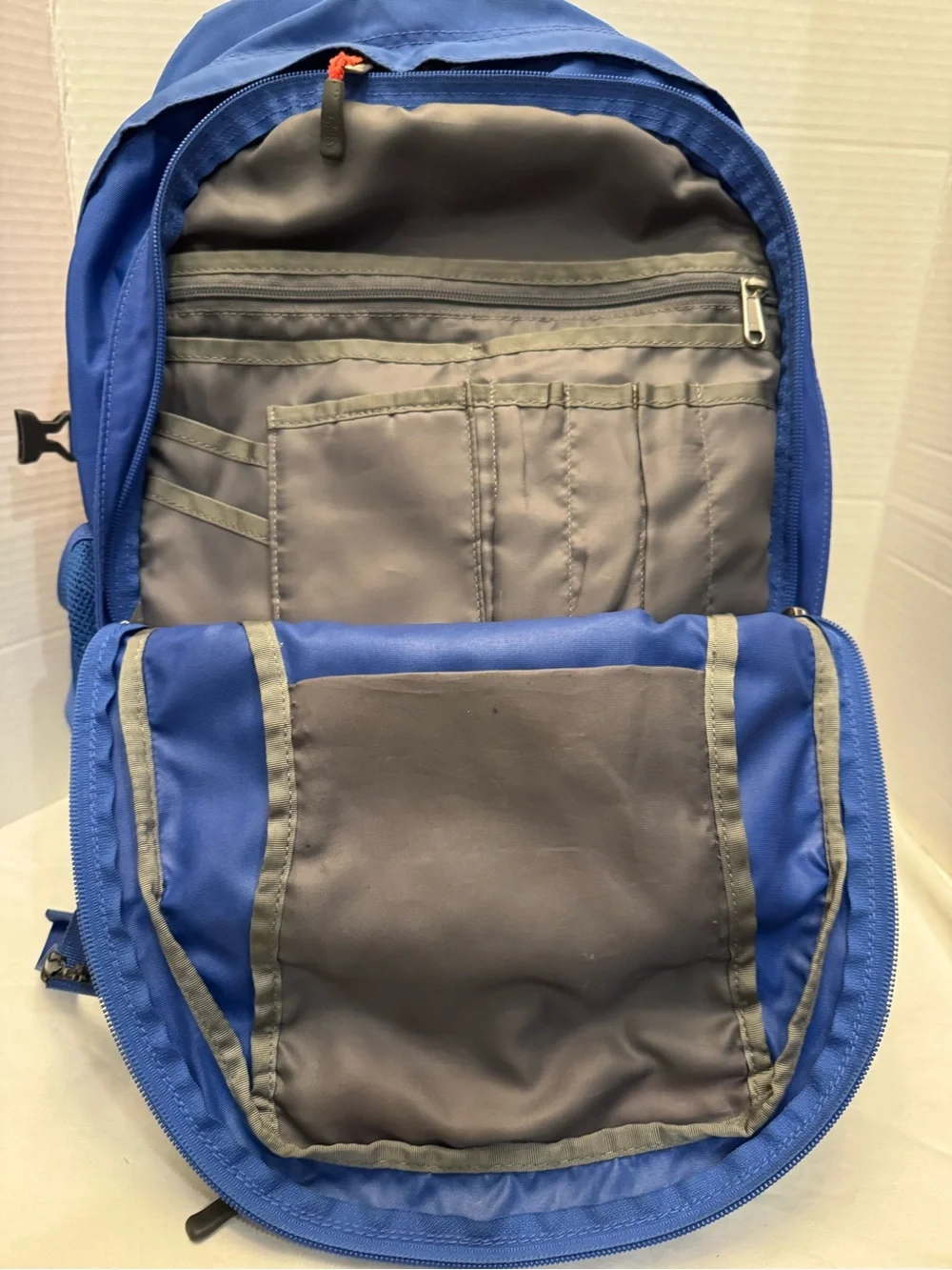 The North Face Recon Backpack Blue & Pink with Custom Embroidered H Logo